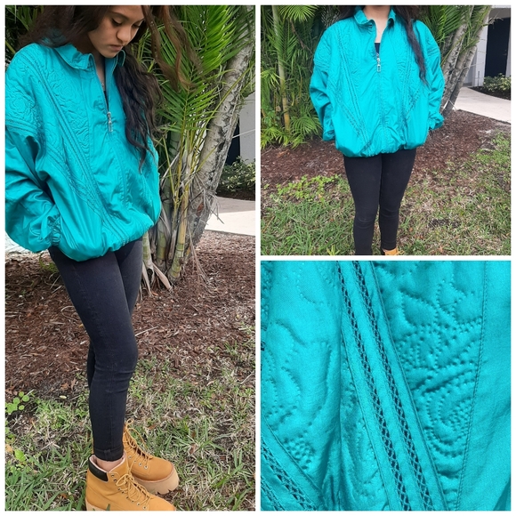 Vintage Great Cavalier Quilted Windbreaker Jacket - Picture 2 of 8